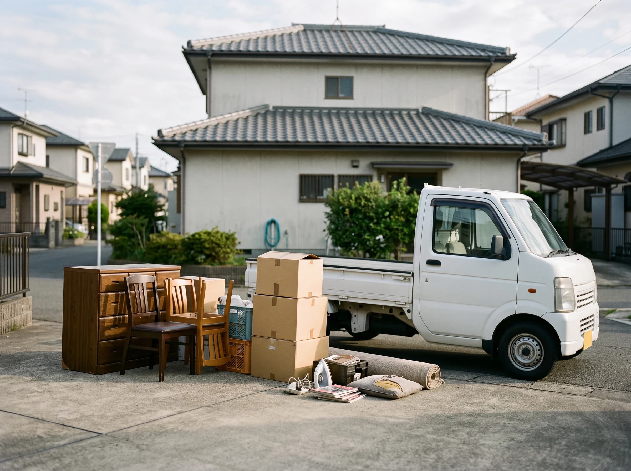 不用品回収の業務内容を表す生成イメージ